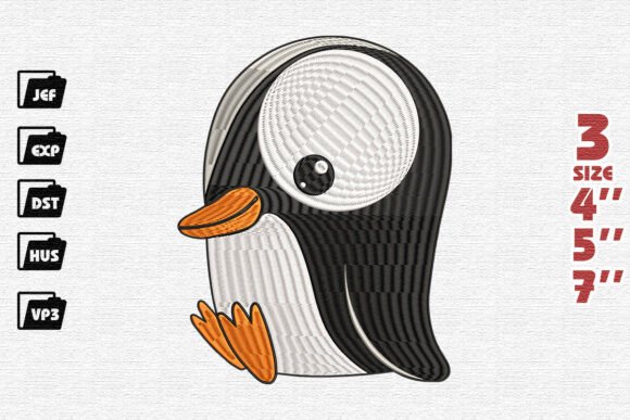 Cute Penguin Embroidery: A Designer's Review for Winter Projects
