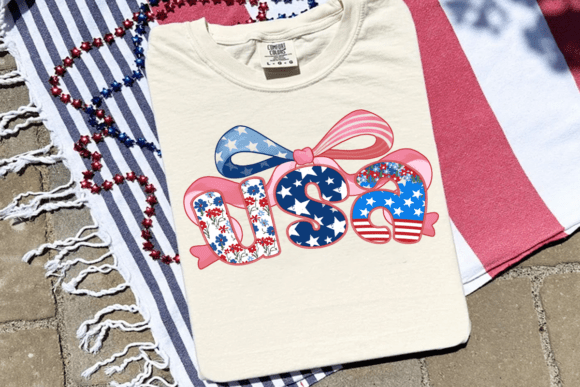 Faux Embroidery USA PNG: A Designer's Take on Preppy Style