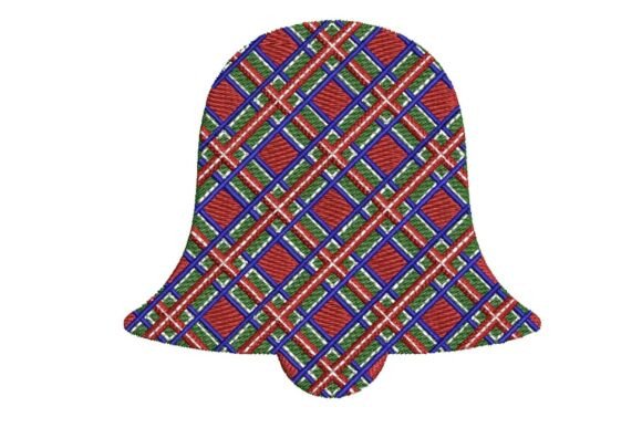 Festive Plaid Christmas Bell Embroidery Review