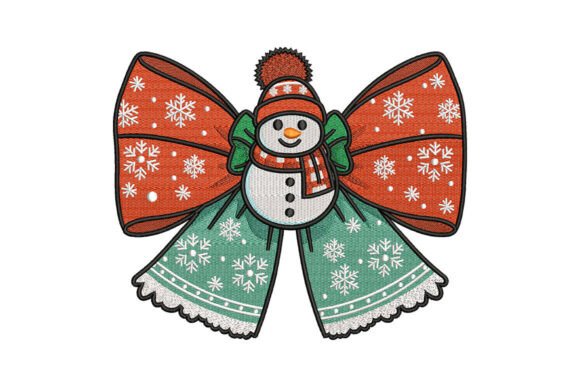 Festive Snowman Bow Embroidery Review for Etsy Sellers