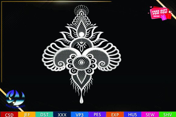 FSL Ornament Embroidery Design Review for Boutiques