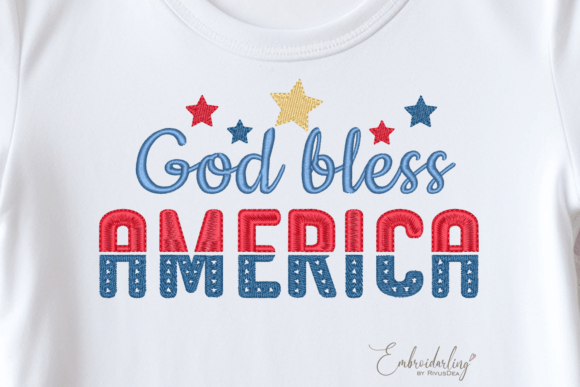 God Bless America Embroidery Design File Review