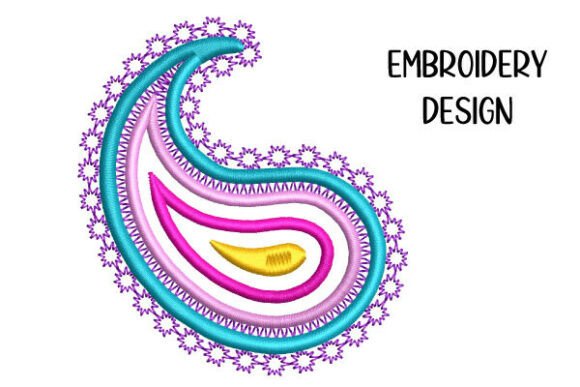 Ornamental Paisley Motif Embroidery Review