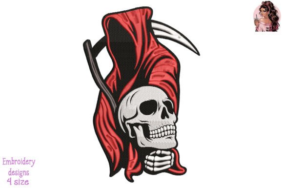 Red Hood Grim Reaper Embroidery: A Seasonal Review