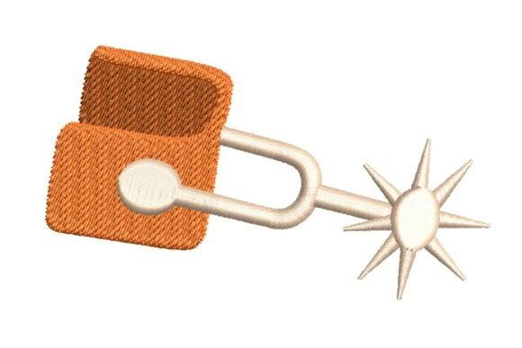 Review: Classic Cowboy Spur Embroidery Design