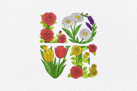 Review: Floral LOVE Embroidery for Etsy Shops
